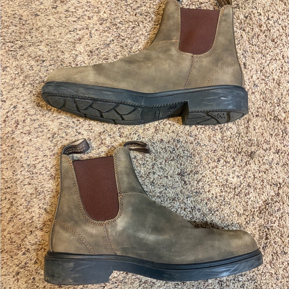 Blundstone 1306 Rustic Brown Square Toe Boots 7au… - image 3